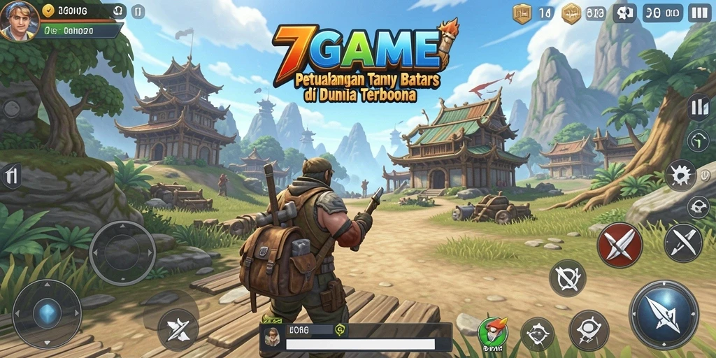 Tampilan gameplay menakjubkan dari 7GAME di dunia Open World.