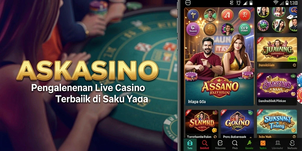 Tampilan gameplay Live Casino yang menegangkan dan interaktif.