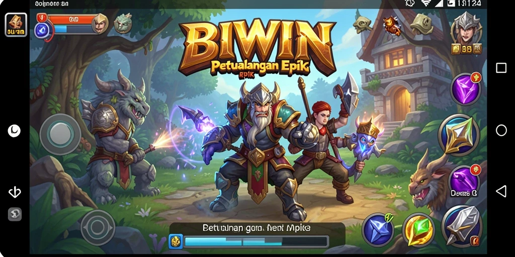 Tangkapan layar dari gameplay BIWIN menunjukkan aksi pertarungan yang mendebarkan dan grafis menawan.