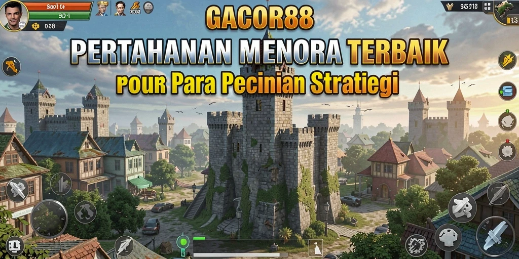 Tampilan gameplay GACOR88 yang menegangkan dalam Tower Defense.