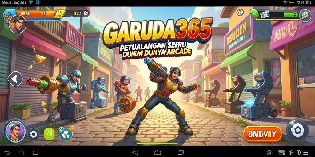 Tampilan gameplay seru dalam GARUDA365 yang memukau dan mendebarkan.