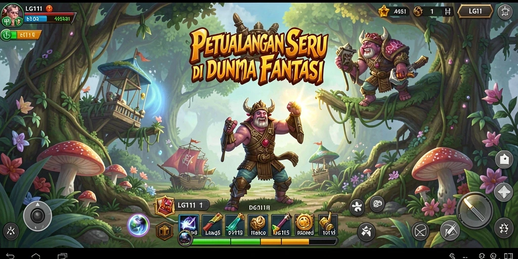 Tampilan gameplay LG111 yang menakjubkan dan seru.