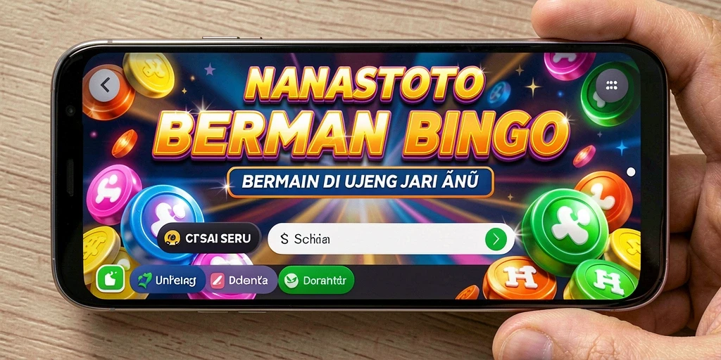 Screenshot gameplay NANASTOTO menunjukkan pemain yang bersenang-senang bermain Bingo.