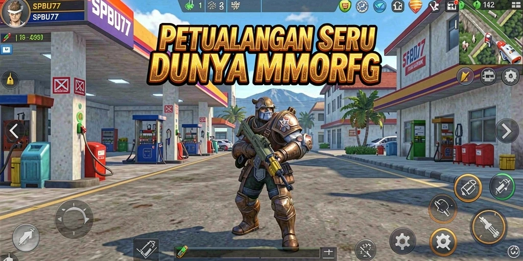 Gameplay seru SPBU77 yang penuh petualangan.